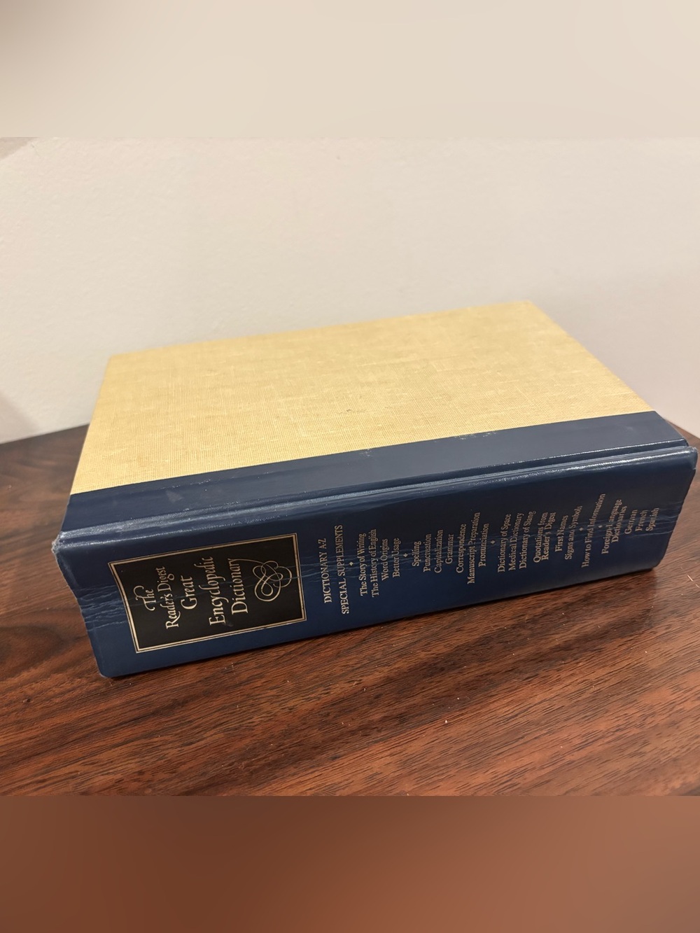Vintage The Reader’s Digest Great Encyclopedic Dictionary Book